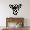 Cow Print Silhouette Vinyl Wall Decal