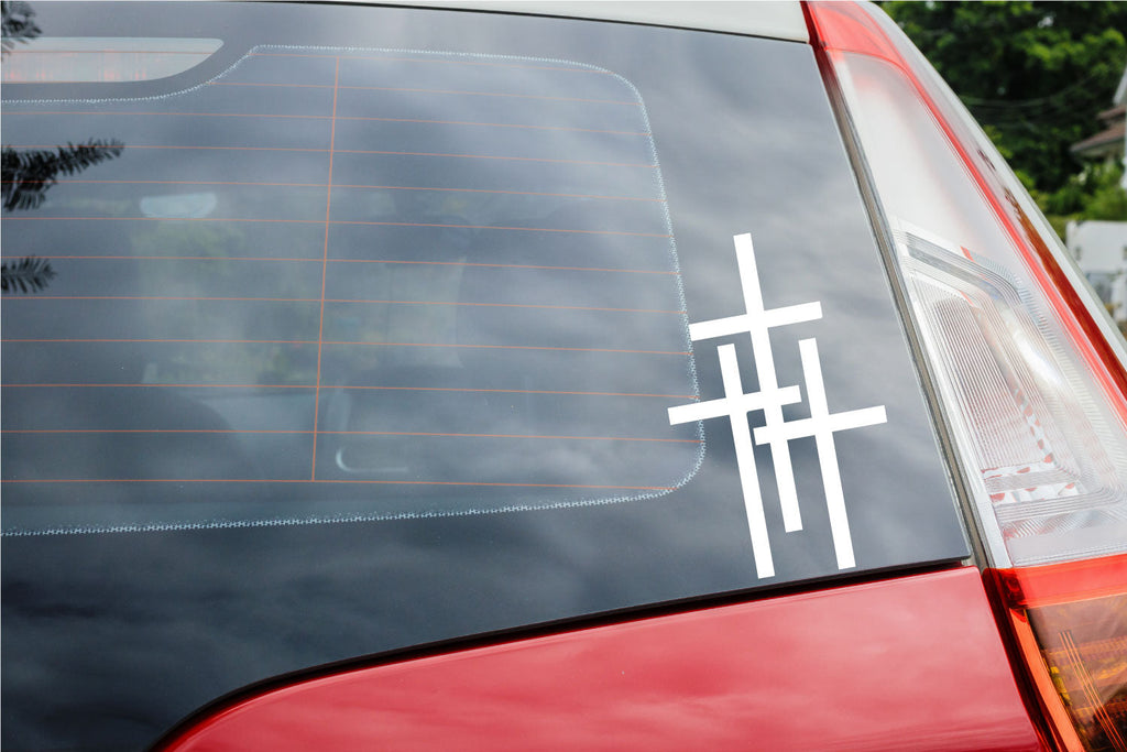 Crosses Vinyl Wall Decal