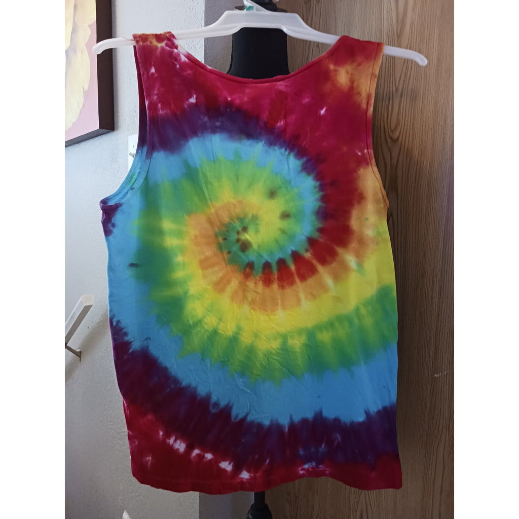Lake Life is the Best Life Tie Dye Crewneck Tank New Unisex Size Medium ***