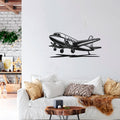 Douglas DC-3 Airplane Silhouette Vinyl Wall Decal