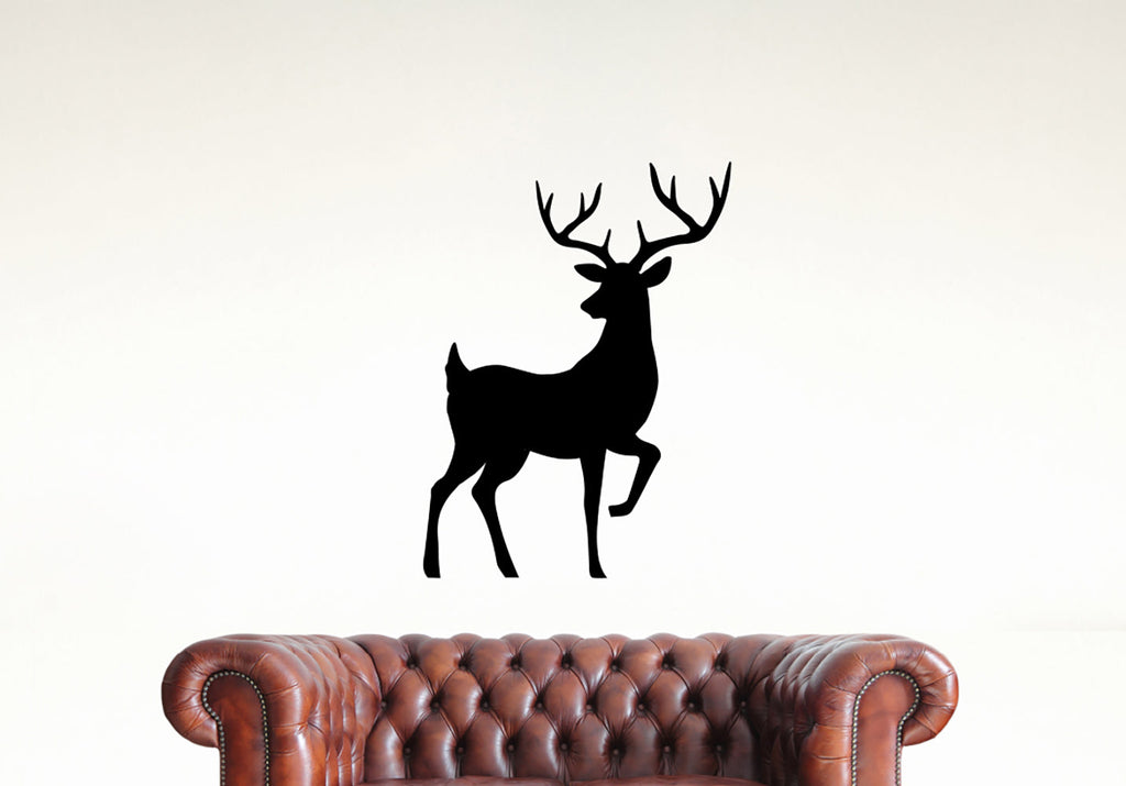 Deer Silhouette Vinyl Home Decor Wall Decal 