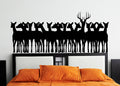 Deer Silhouettes Vinyl Home Decor Wall Decal 