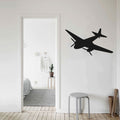 Douglas DC-3 Airplane Silhouette Vinyl Wall Decal