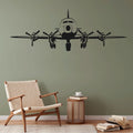 Douglas DC-7 Airplane Silhouette Vinyl Wall Decal