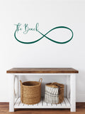 Infinity Beach Sign Symbol Vinyl Home Decor Wall Decal 