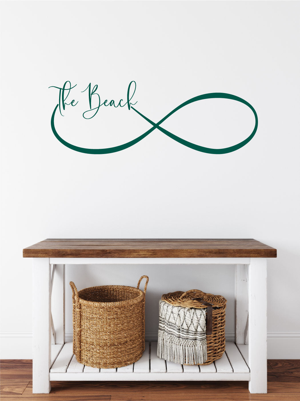 Infinity Beach Sign Symbol Vinyl Home Decor Wall Decal 