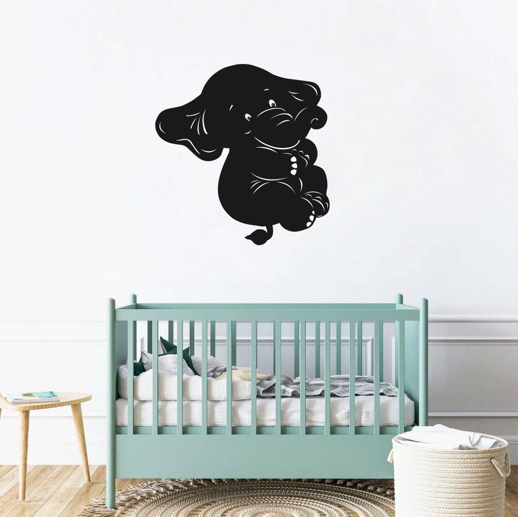 Elephant Baby Vinyl Wall Decal