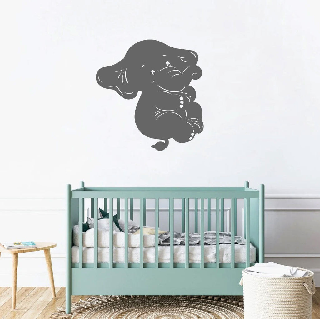 Elephant Baby Vinyl Wall Decal