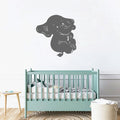 Elephant Baby Vinyl Wall Decal
