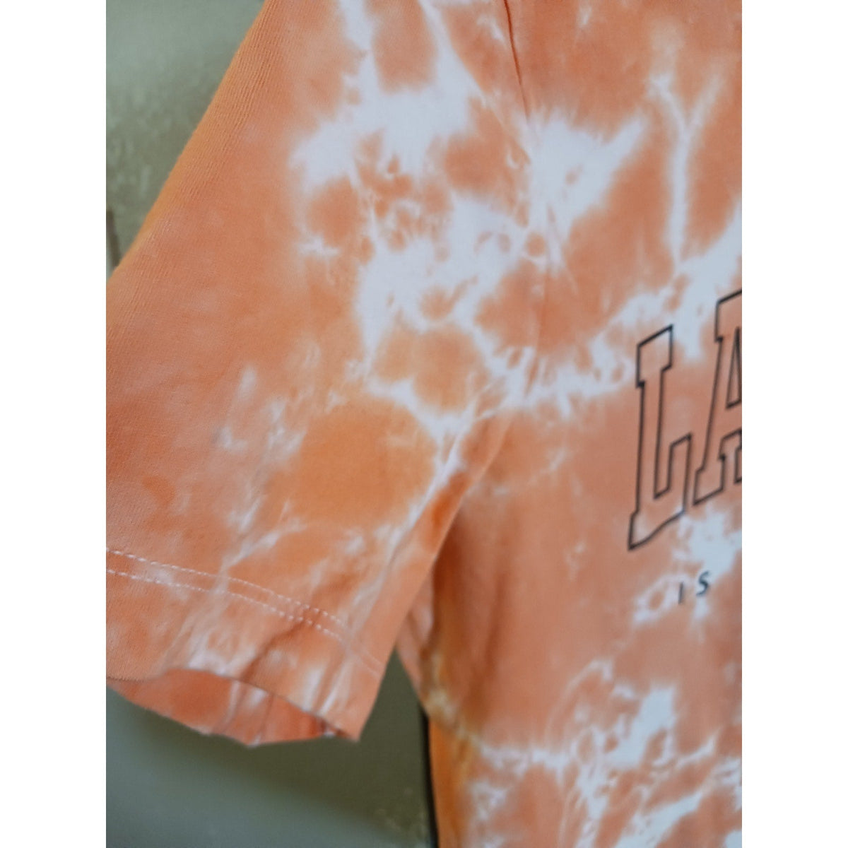 Lake Life is the Best Life Coral Tie Dye Tee T-Shirt Size Medium ***