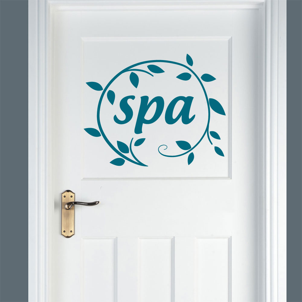 Spa Vinyl Bathroom Home Decor Wall Decal 