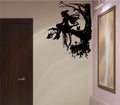 Fairy Sitting in Tree Vinyl Wall Decal