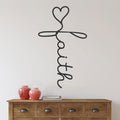 Faith Cross Vinyl Wall Decal