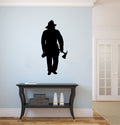 Firefighter Fireman Silhouette Vinyl Wall Decal