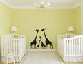 Giraffe Family Vinyl Home Decor Wall Decal 