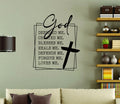 God Designed Me Created Me Blesses Me Vinyl Wall Decal