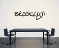 Graffiti Brooklyn New York Vinyl Wall Words Decal