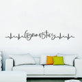Gymnast Heartbeat Vinyl Wall Decal