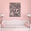 Gymnastics Stunts Vinyl Wall Decal