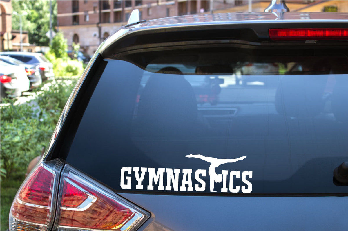 Gymnastics Vinyl Wall Words Decal