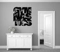 Gymnastics Vinyl Wall Words Decal