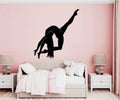Gymnast Silhouette Vinyl Wall Decal