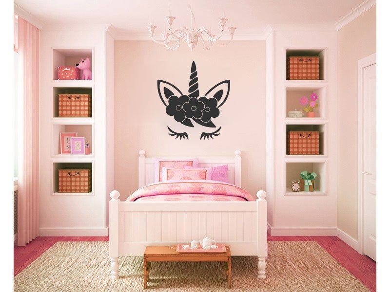 Unicorn Sleeping Vinyl Home Decor Wall Decal 