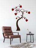 Heart Tree Vinyl Home Decor Wall Decal 