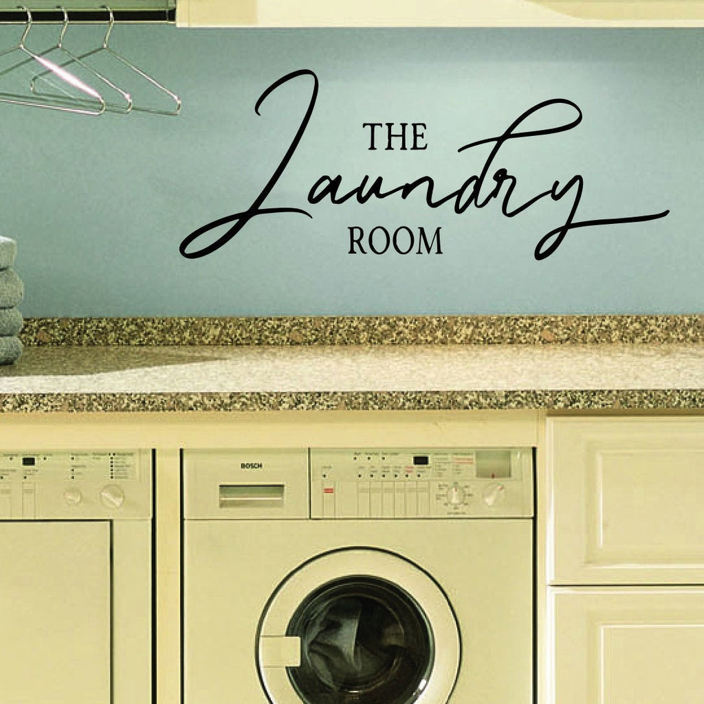 The Laundry Room Vinyl Home Decor Wall Decal 