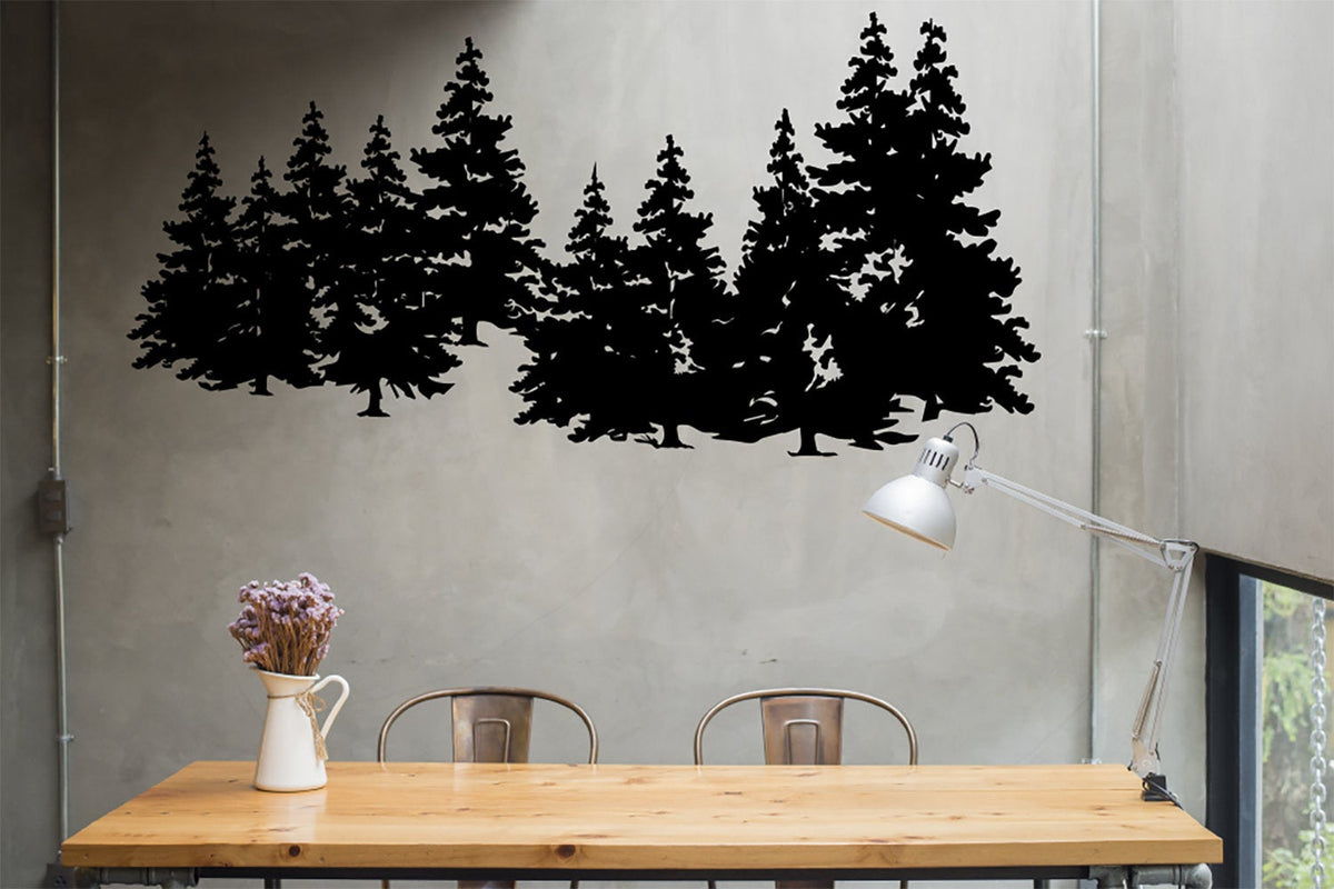 Pine Trees Forest Vinyl Home decor Wall Decal