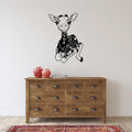 Giraffe Baby Vinyl Home Decor Wall Decal 