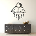Wild and Free Boho Bohemian Feathers and Arrows Vinyl Home Decor Wall Decal Words 