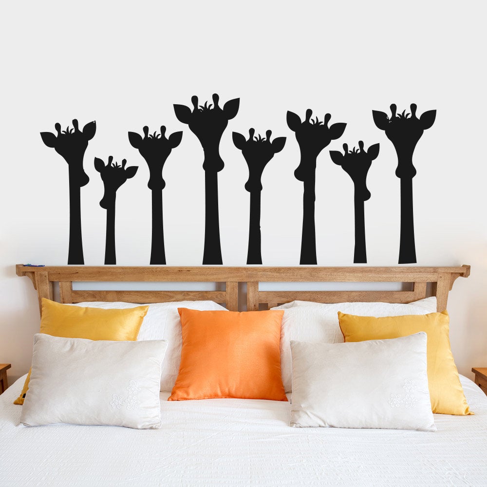 Giraffes Vinyl Home Decor Wall Decal 