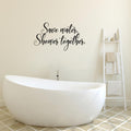 Save Water Shower Together Vinyl Home Decor Wall Decal 