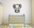 Elephant Baby Mandala Silhouette Vinyl Home Decor Wall Decal 