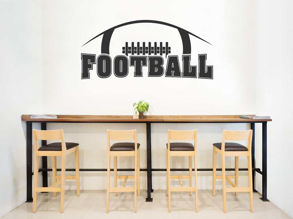 Football Vinyl Home Decor Wall Decal 