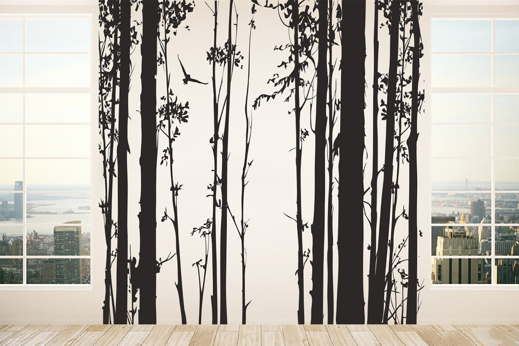 Tree Forest Vinyl Home Decor Wall Decal 