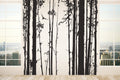 Tree Forest Vinyl Home Decor Wall Decal 