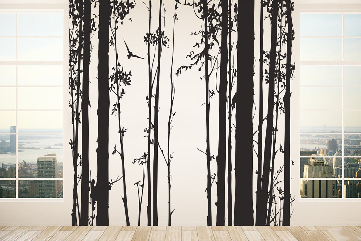 Tree Forest Vinyl Home Decor Wall Decal 