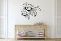 Gold Fish Vinyl Home Decor Wall Decal 