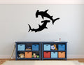 Hammerhead Sharks Vinyl Home Decor Wall Decal 