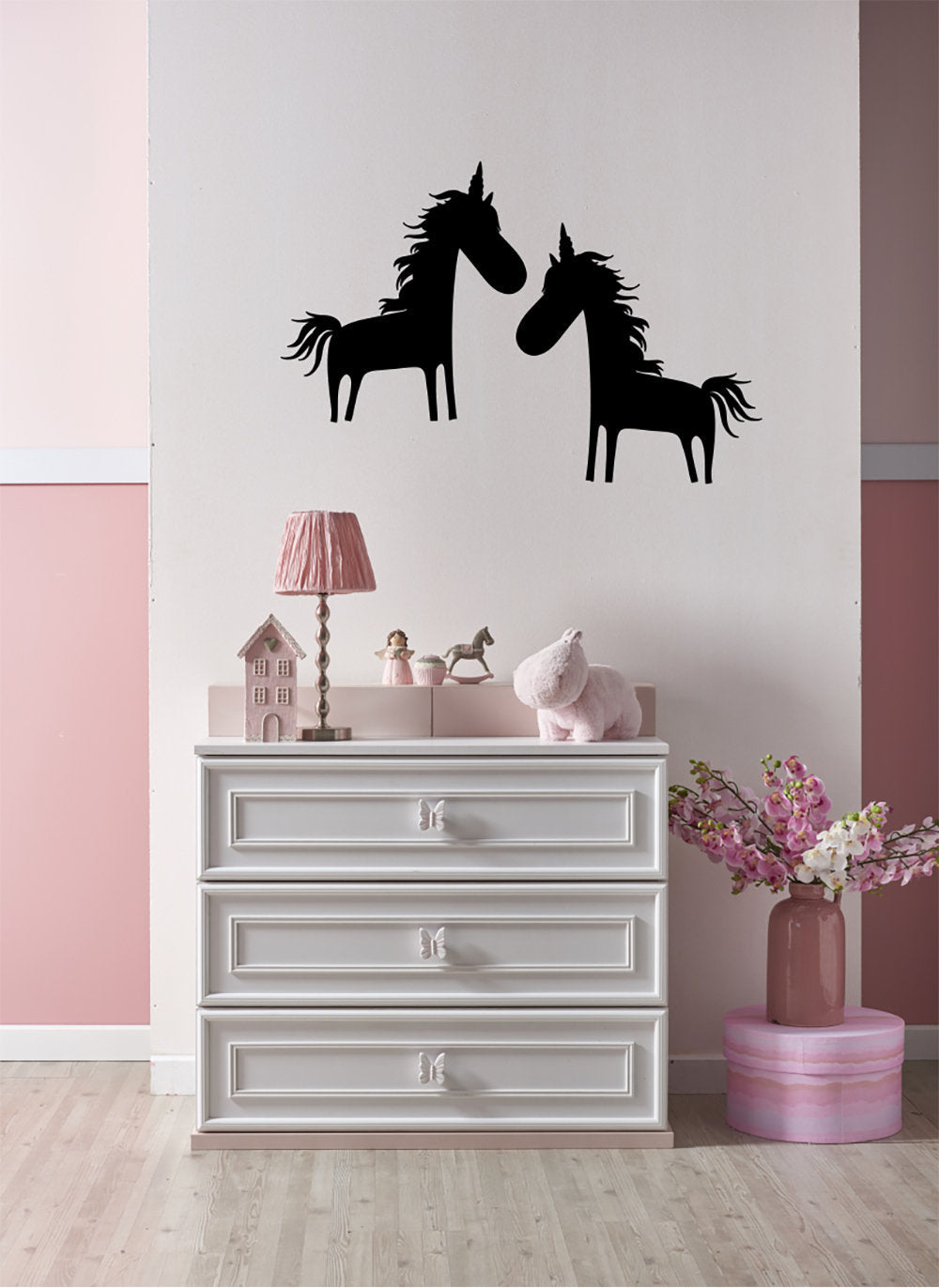 Unicorns Vinyl Home Decor Wall Decal 