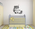 Unicorn Baby Silhouette Vinyl Home Decor Wall Decal 