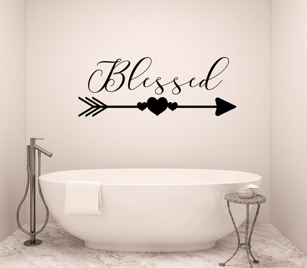 Blessed Arrow Vinyl Home Decor Wall Decal 