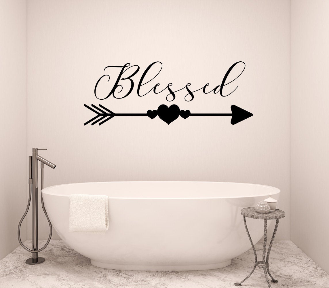 Blessed Arrow Vinyl Home Decor Wall Decal 