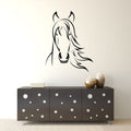 Horse Head Silhouette Vinyl Home Decor Wall Decal 