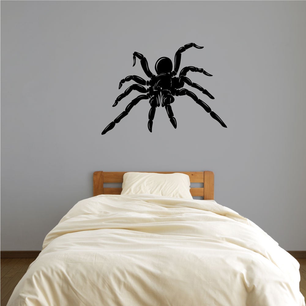 Spider Silhouette Vinyl Home Decor Wall Decal 