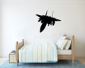F-15 Eagle Military Fighter Jet Airplane SilhouetteVinyl Home Decor Wall Decal 