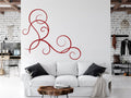 Swirls Vinyl Home Decor Wall Decal 