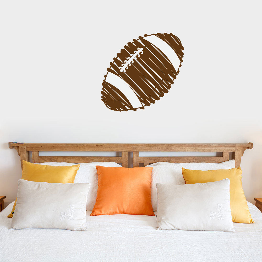 Football Vinyl Home Decor Wall Decal 